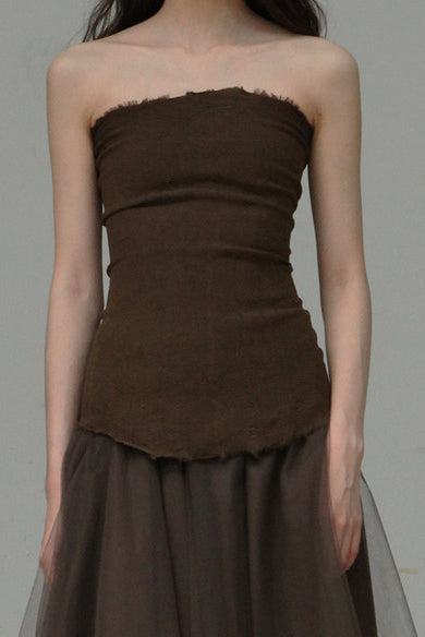 Marc Le Bihan Classic Stretch Bandeau 26915 Series 10m Silk Shrinkage France MLB-26915-SHENHE Dark Brown